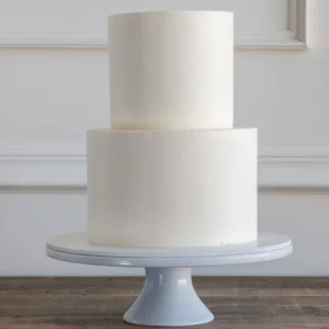 Double Tier Smooth Fondant Cake