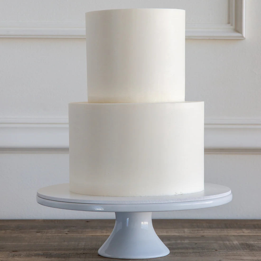 Double Tier Smooth Fondant Cake